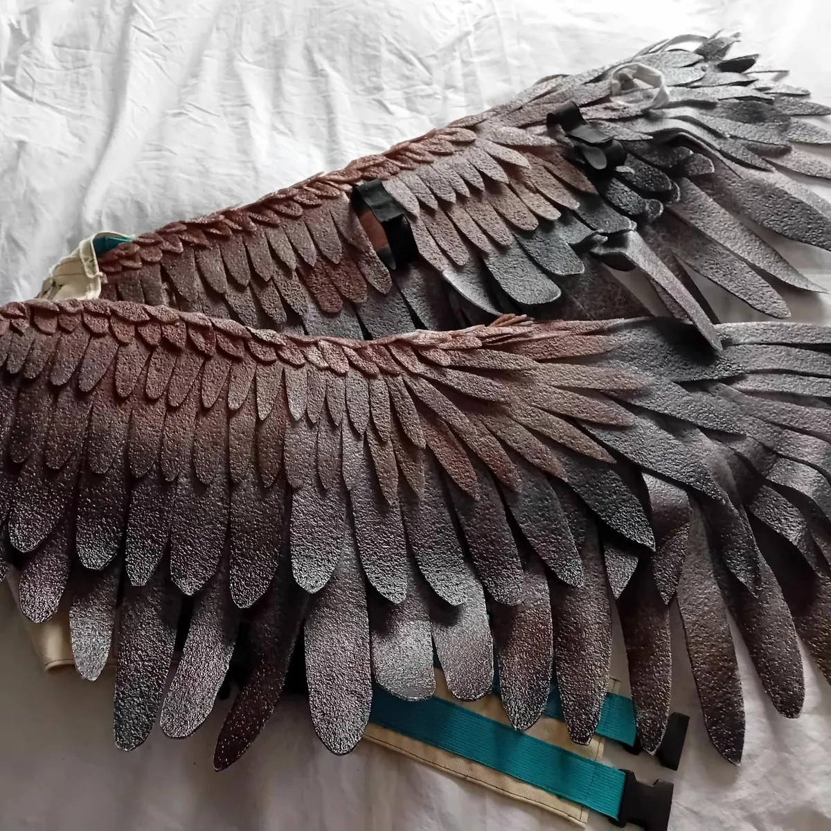 Theatre costume bird wings 90cm x 40cm hand-made - Image 3