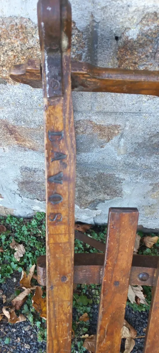 winter wooden snow sleigh - Image 1