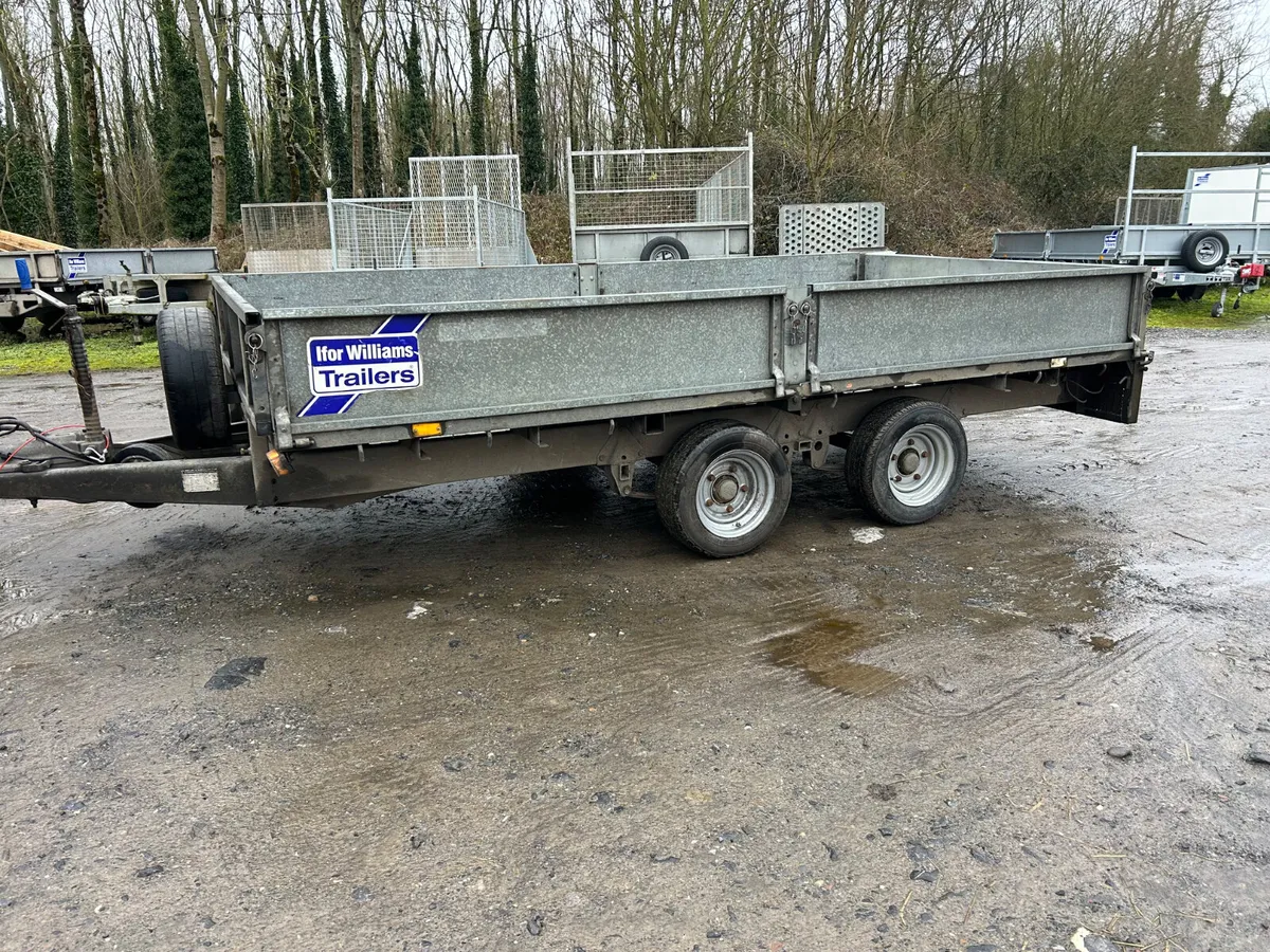 Ifor Williams 12x6.6 Dropside Trailer - Image 1