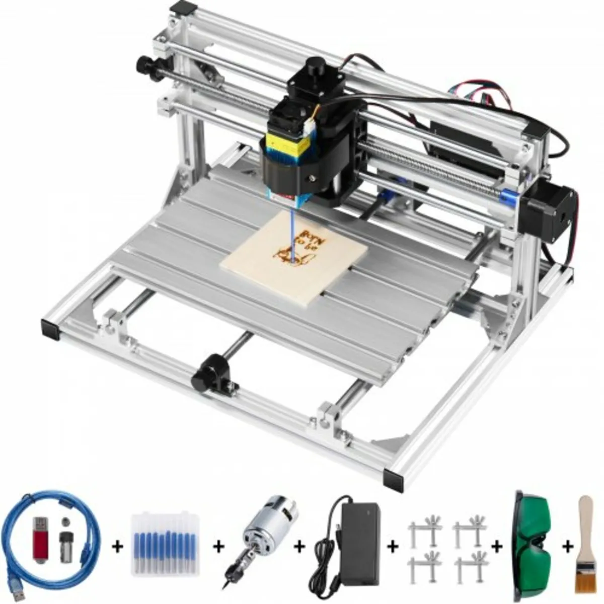 Cnc 3018 Router Kit With Laser Engraver 500mw Lase - Image 1