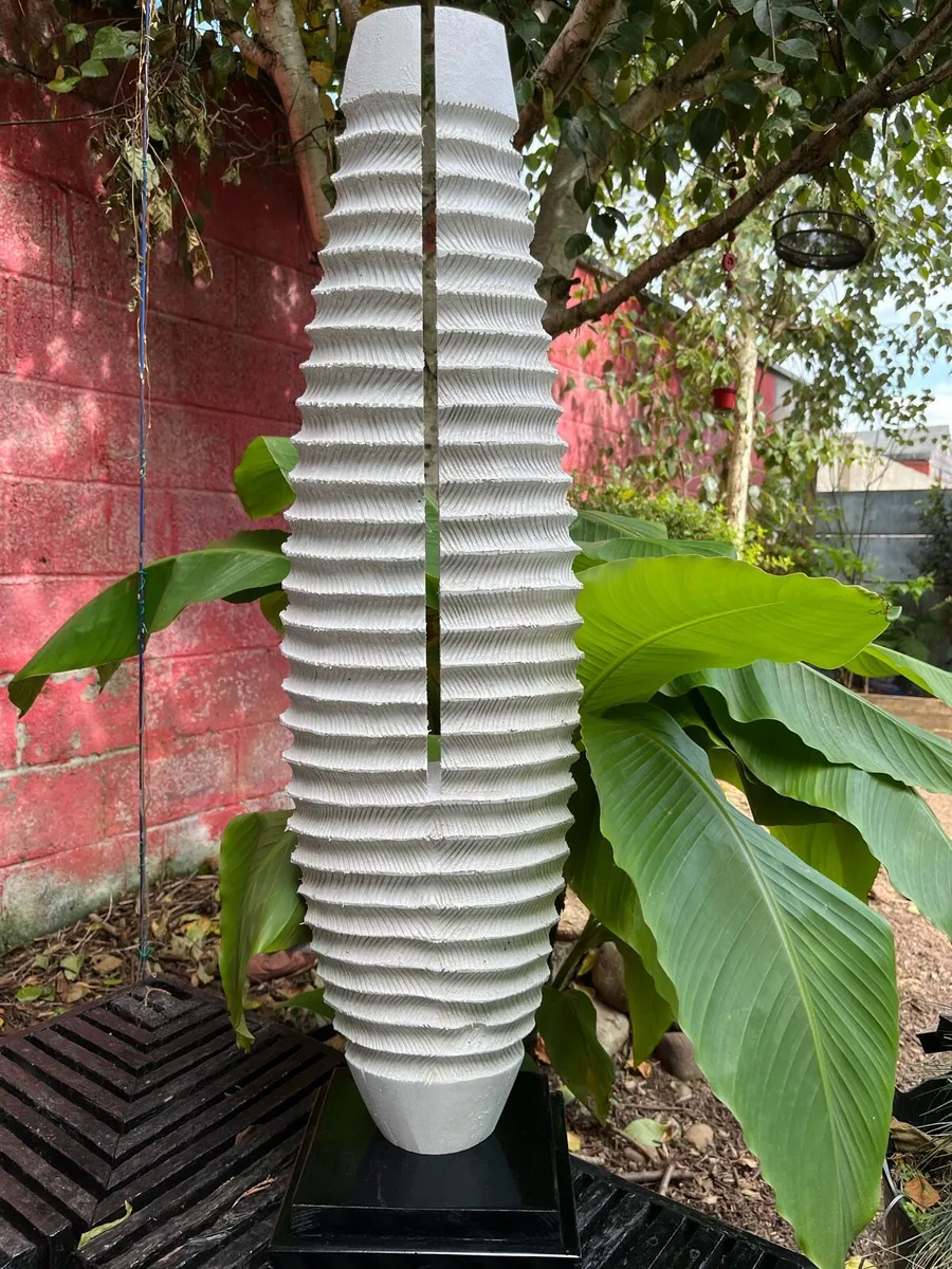 “Separation” - Handmade Reclaimed Wood Sculpture - Image 2