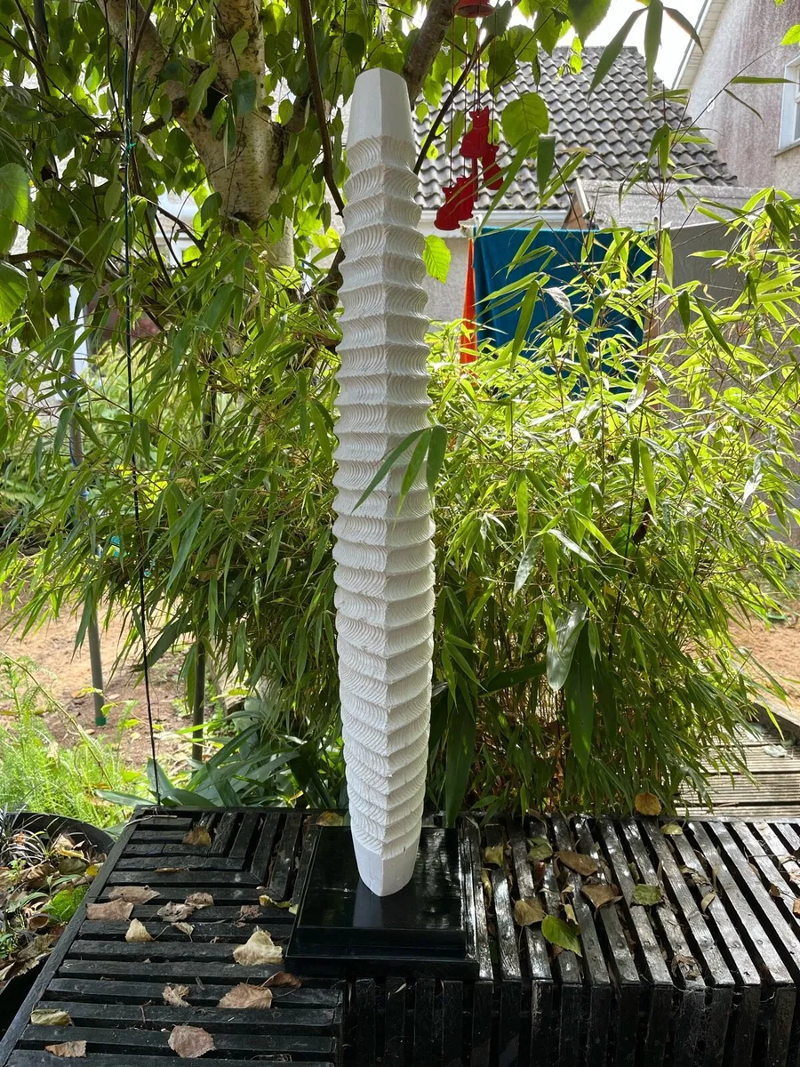 “Separation” - Handmade Reclaimed Wood Sculpture - Image 3