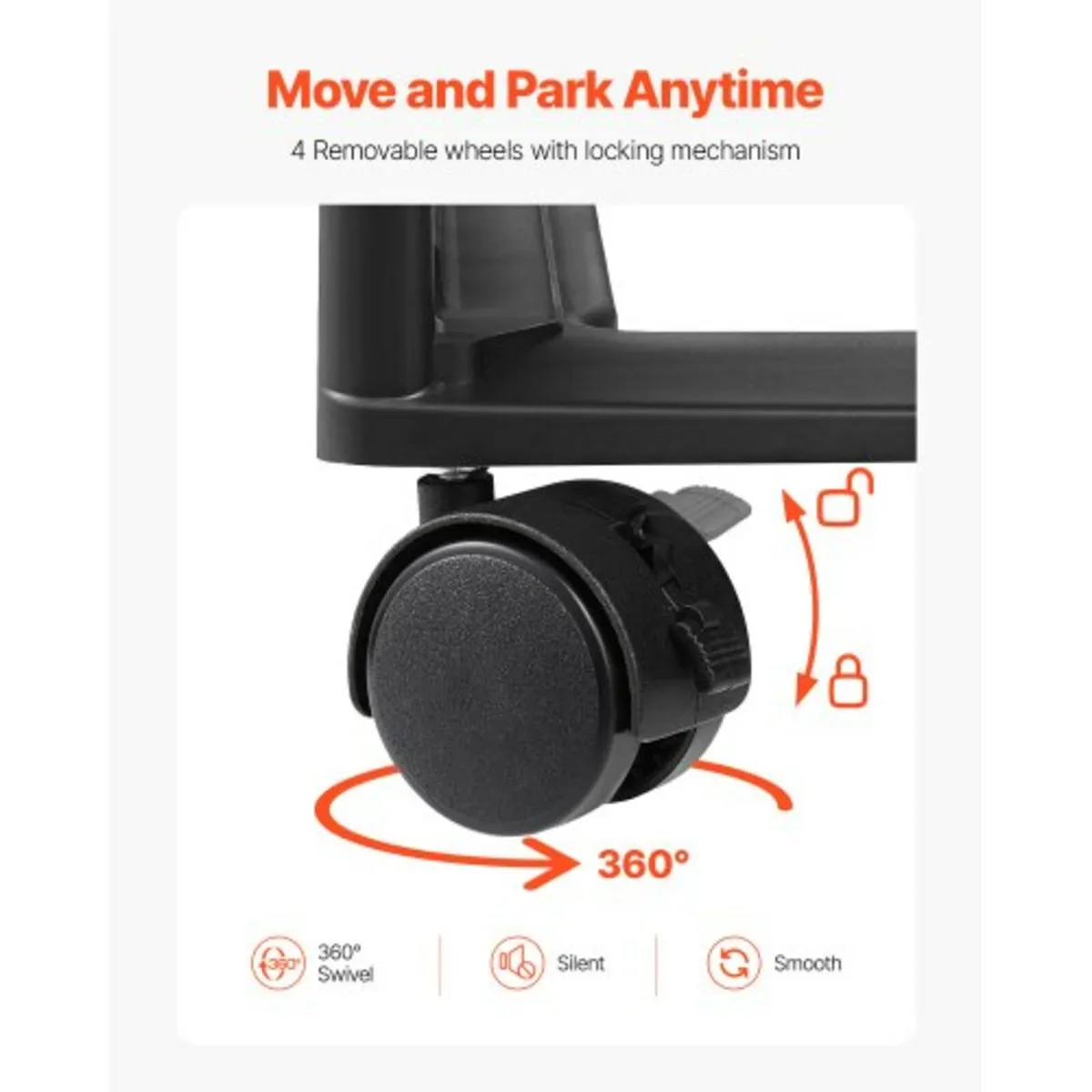 Scrapbook Rolling Storage Cart, 6-Tier Large Capac - Image 3