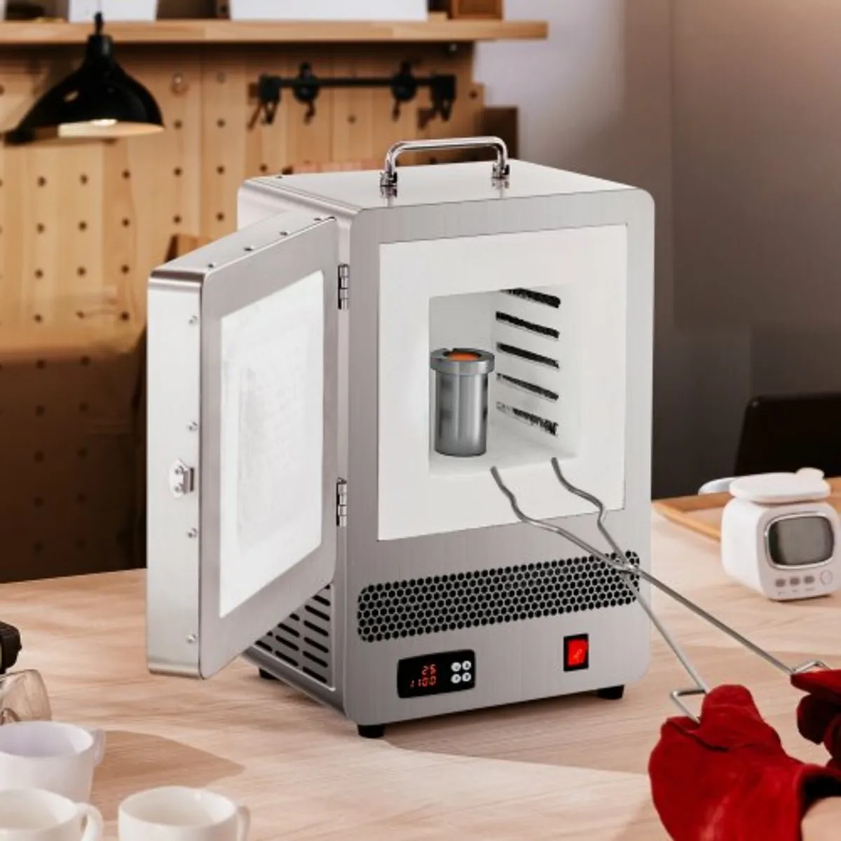 Tabletop Kiln Melter, 1500W Powerful Electric Kiln - Image 1