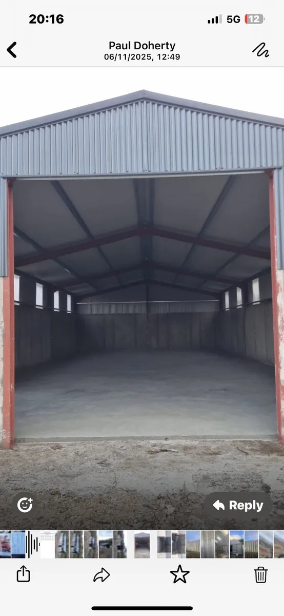 47x30x12 Kit shed steel+planks - Image 2