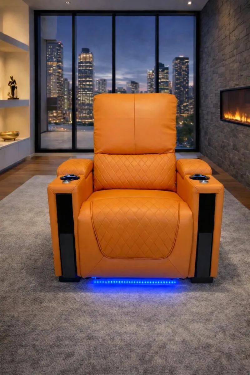 Sienna Advance Electric Leather Recliner Sofa - Image 4