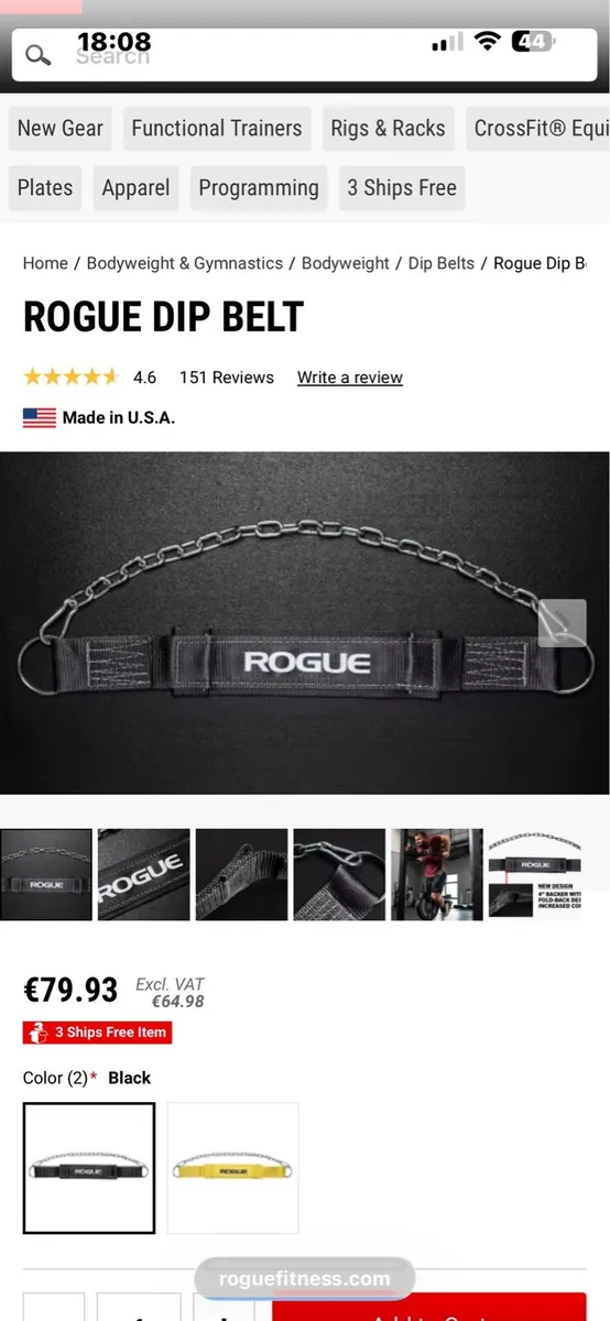 ROGUE BRANDED WEIGHTLIFTING EQUIPMENT STRONGMAN. - Image 2