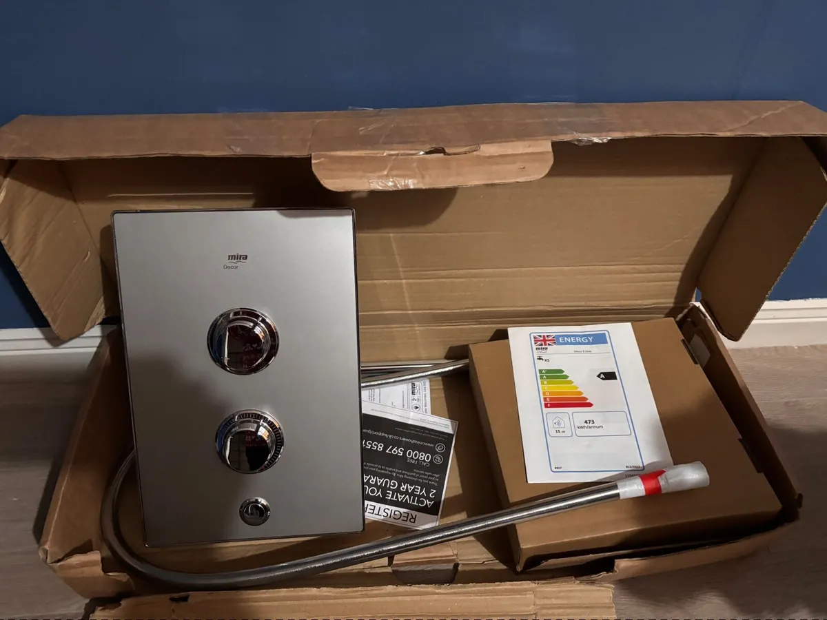 Mira decor 8.5 kw electric shower NEW - Image 2