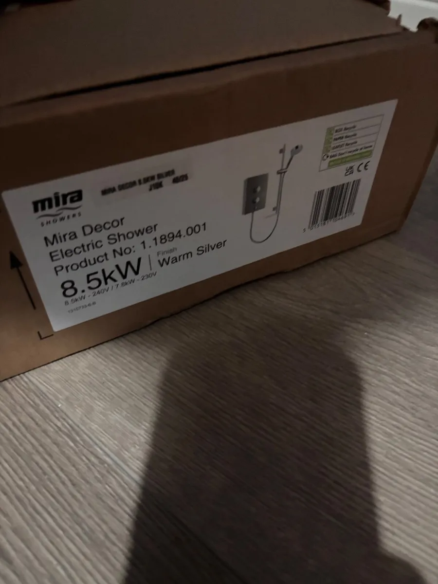 Mira decor 8.5 kw electric shower NEW - Image 3