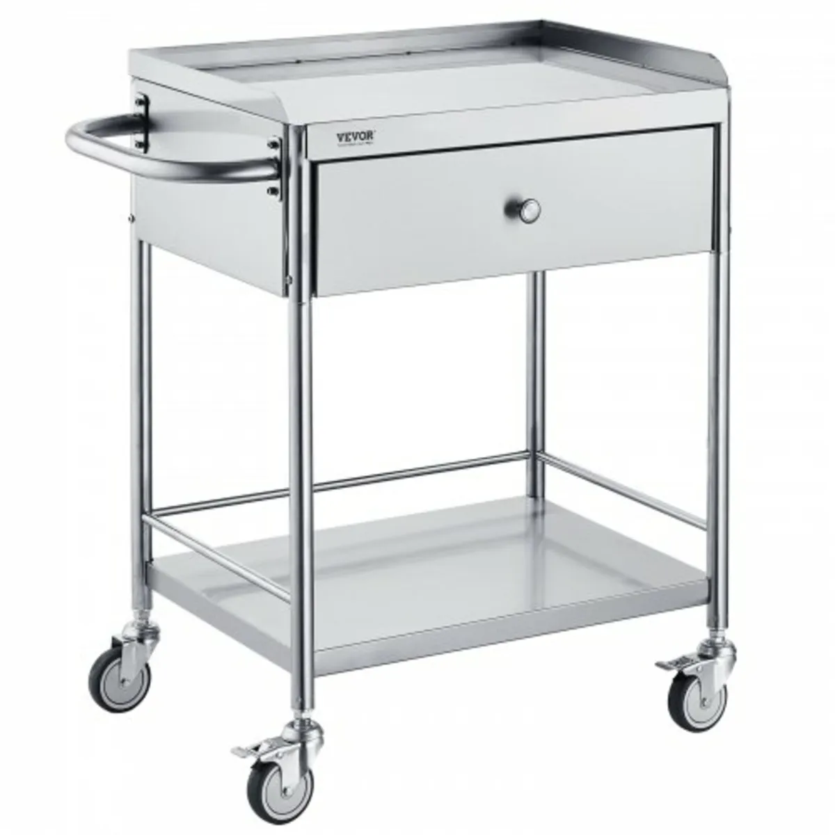 Medical Cart, 2 Layers Stainless Steel Cart 99.8 k - Image 1