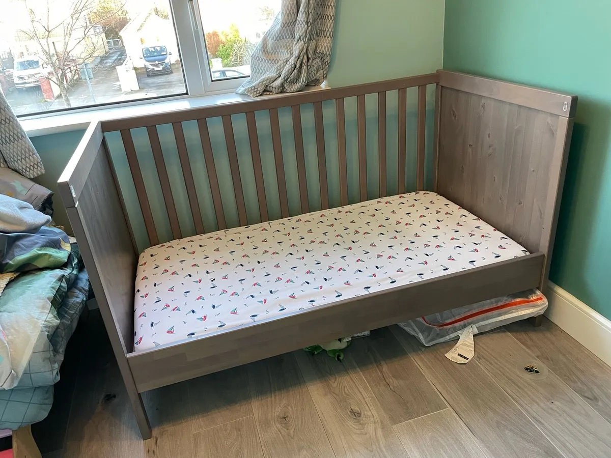 Ikea Sundvik Cot / Toddler bed with mattress. - Image 1