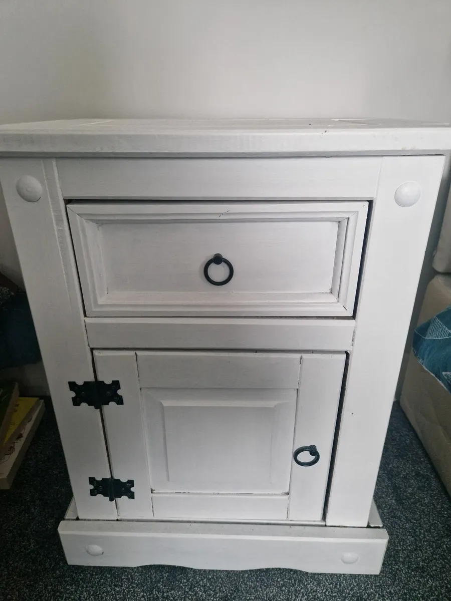 Chest of drawers and 2 lockers - Image 3