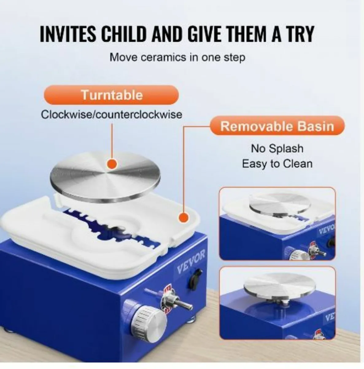 Pottery Wheel Mini Ceramic Wheel - Image 4