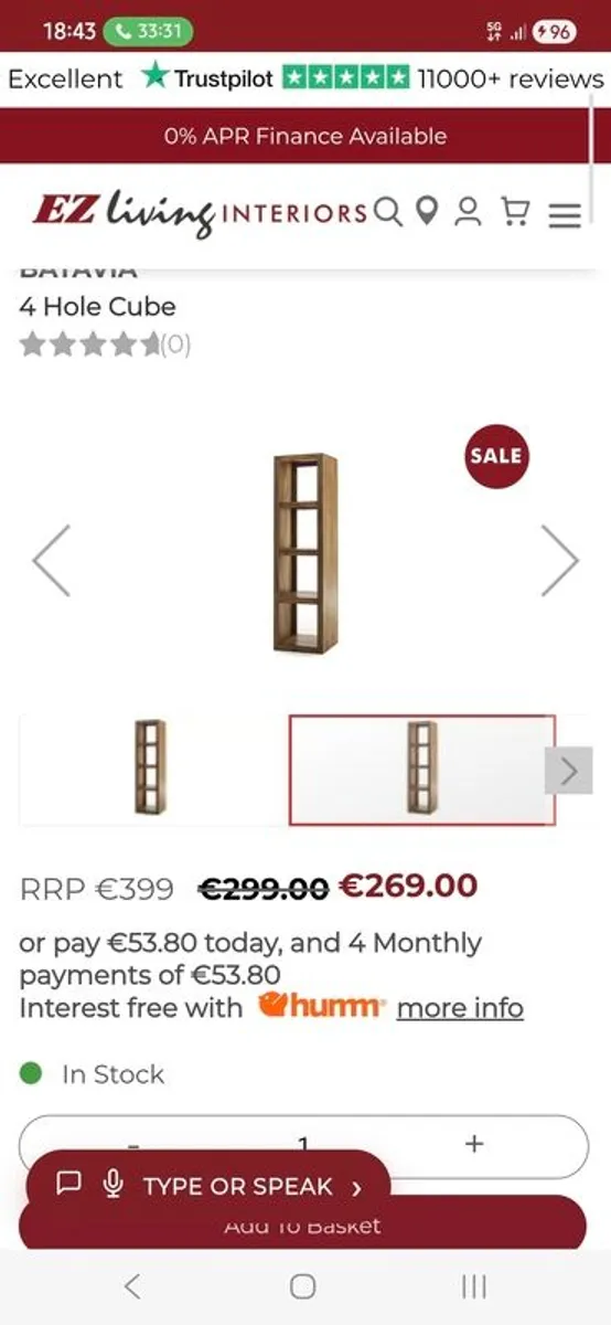 Wooden Book Case x2 - Image 1