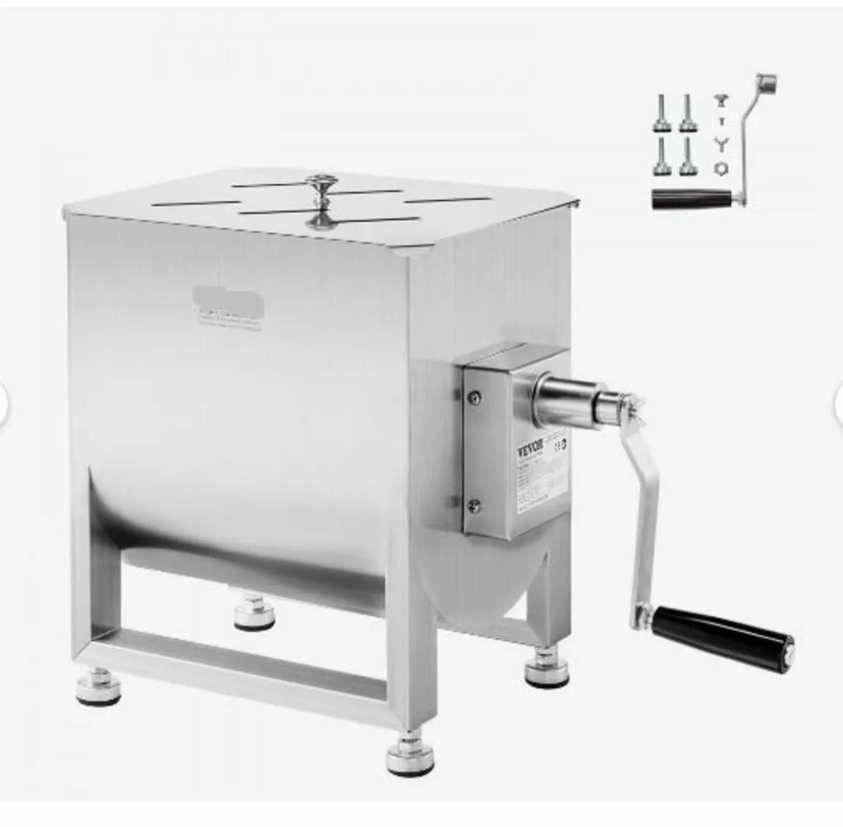 Manual Meat Mixer, 30L Fixed Tank Meat - Image 1