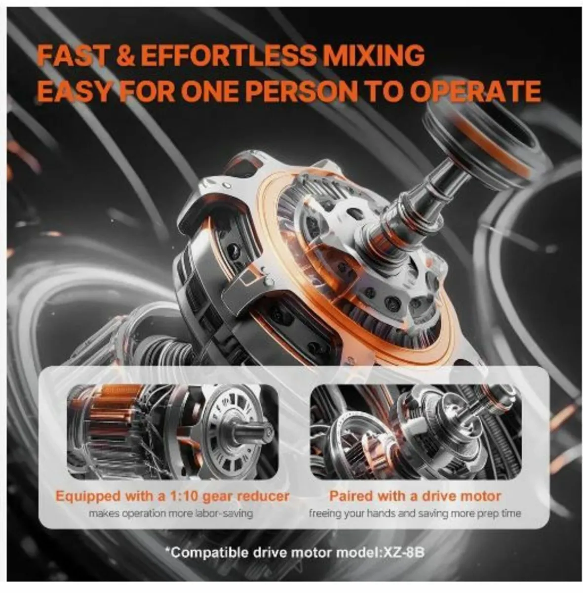 Manual Meat Mixer, 30L Fixed Tank Meat - Image 3