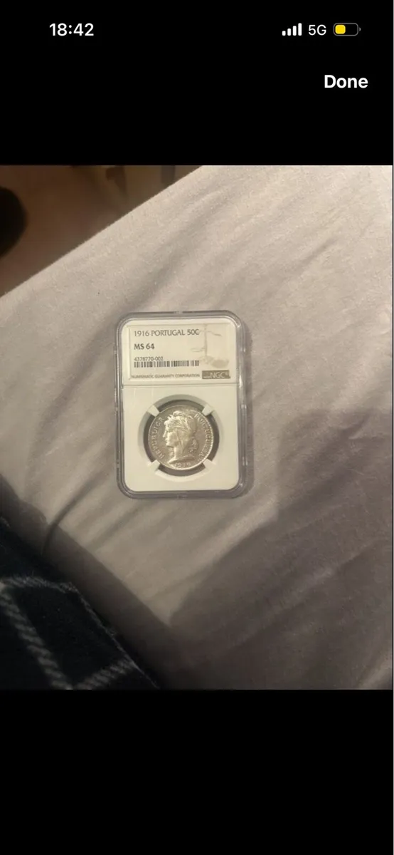 Ms64 1916 Portugal 50c - Image 1