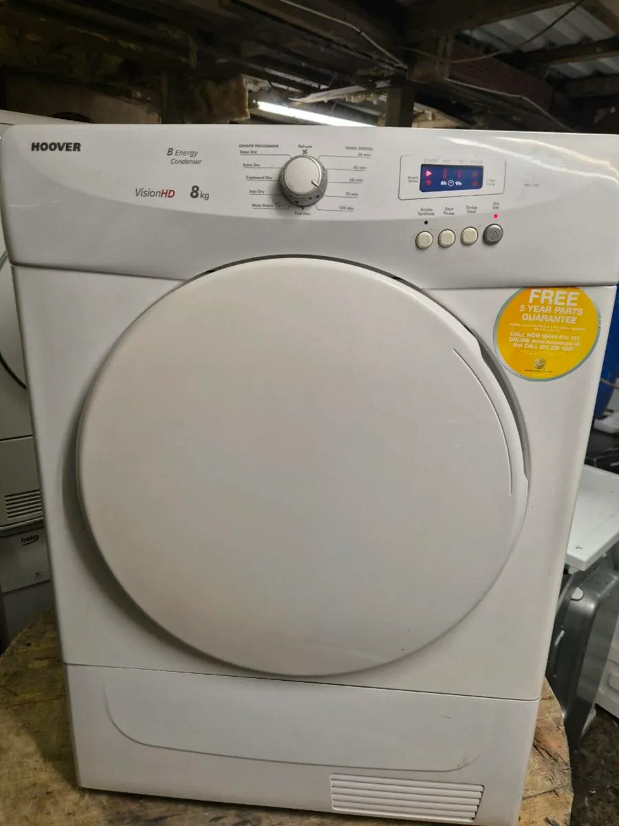 Hoover 8kg Condenser Dryer For Sale - Image 2