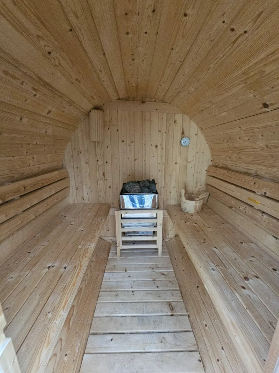 6 Person Barrell Sauna - Image 1