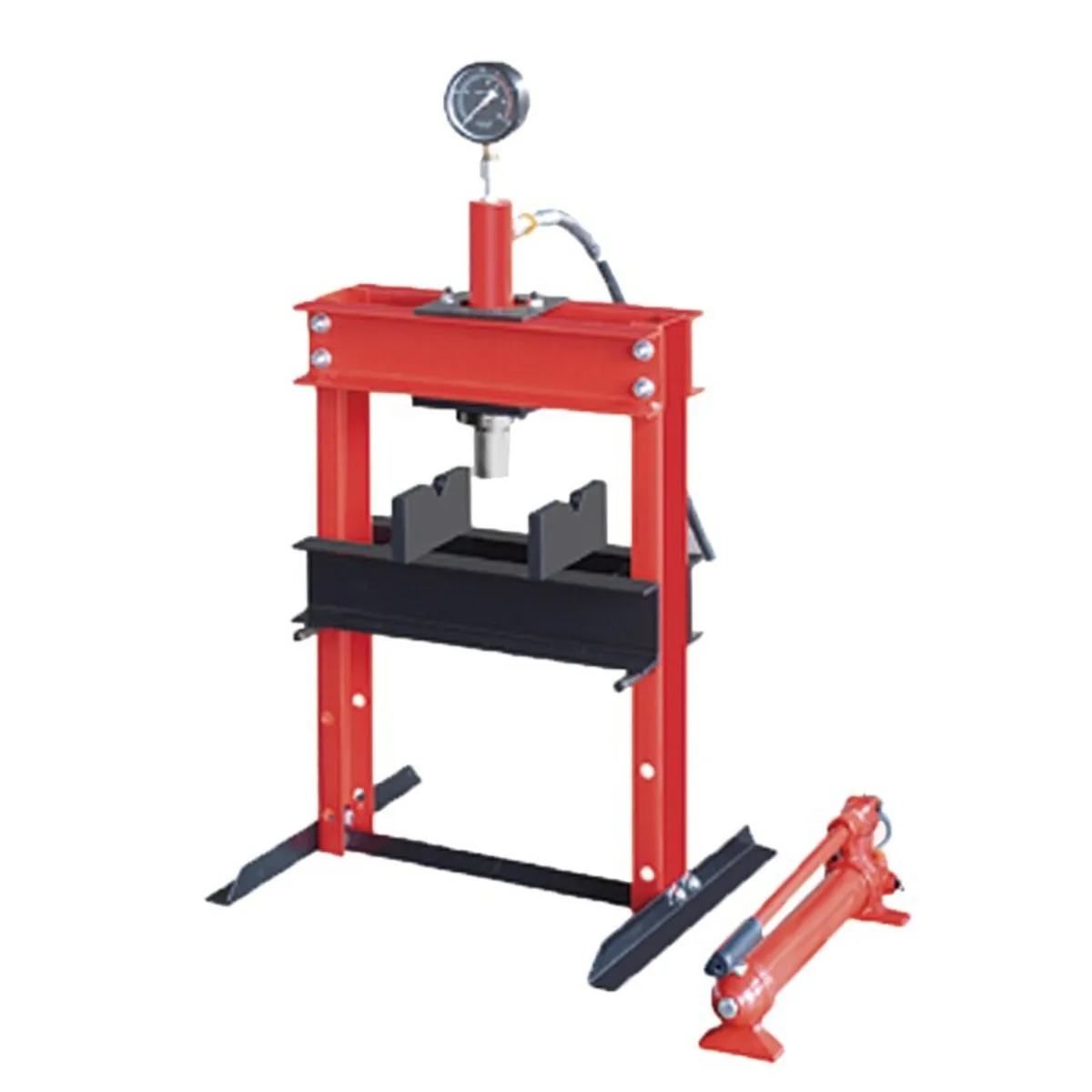 10T Hydraulic Shop Press with Gauge