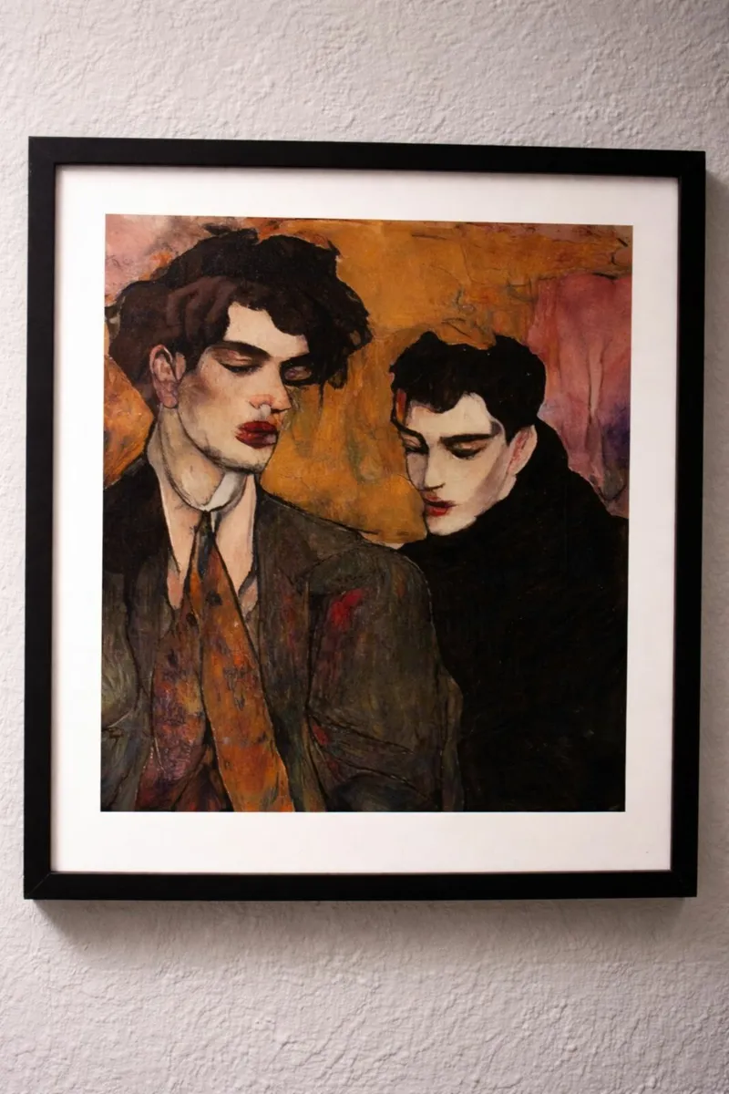 Brainwavecult Expressionist Figurative Print