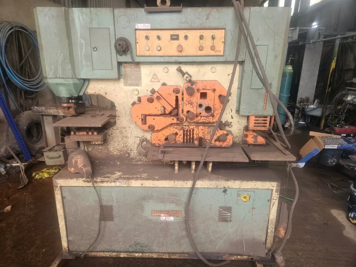 Herbert Number9B Lathe & Unimach 100T metalworker - Image 4