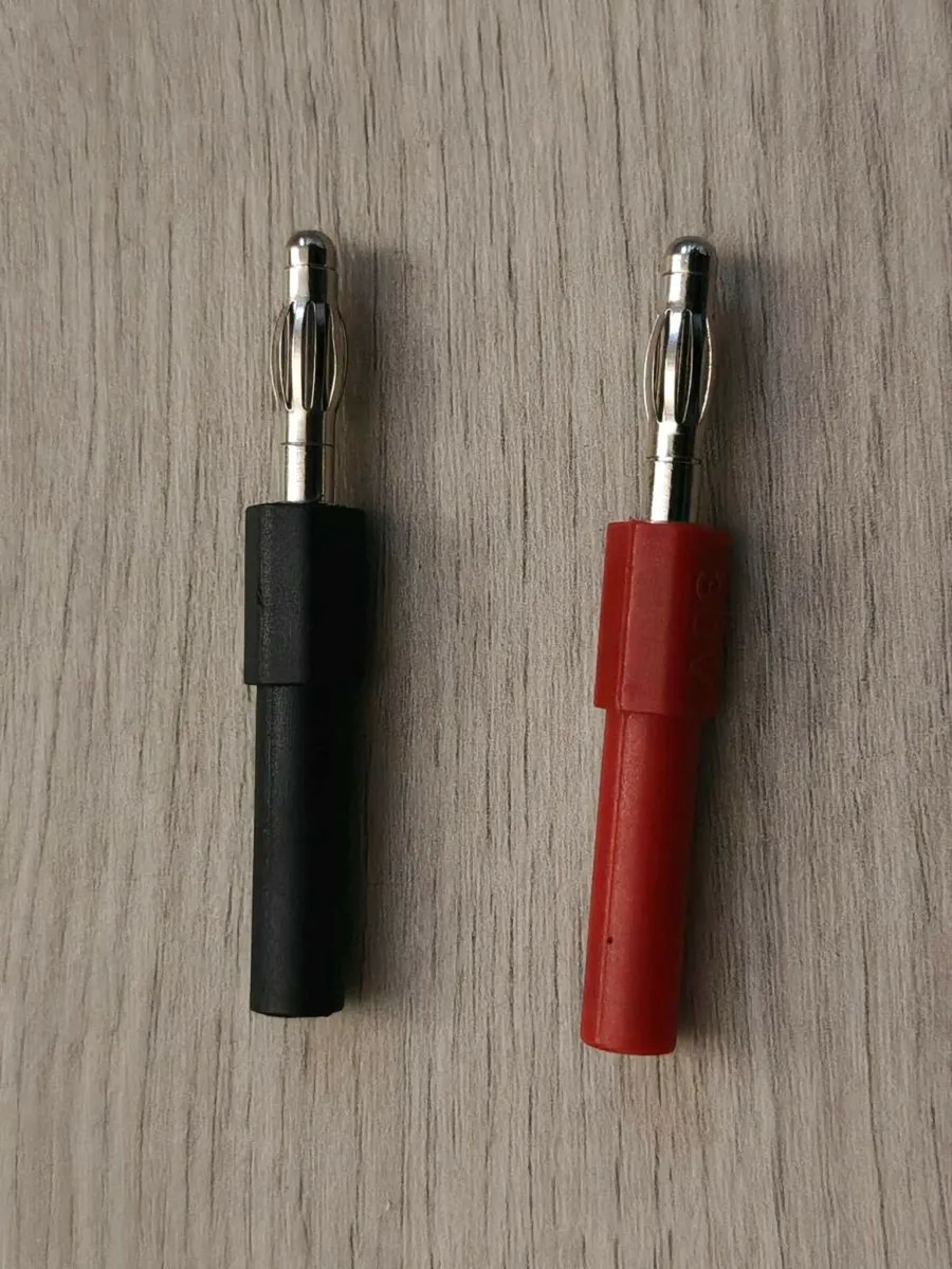 Set of Banana Plug Connectors (4mm Male to Female) - Image 2