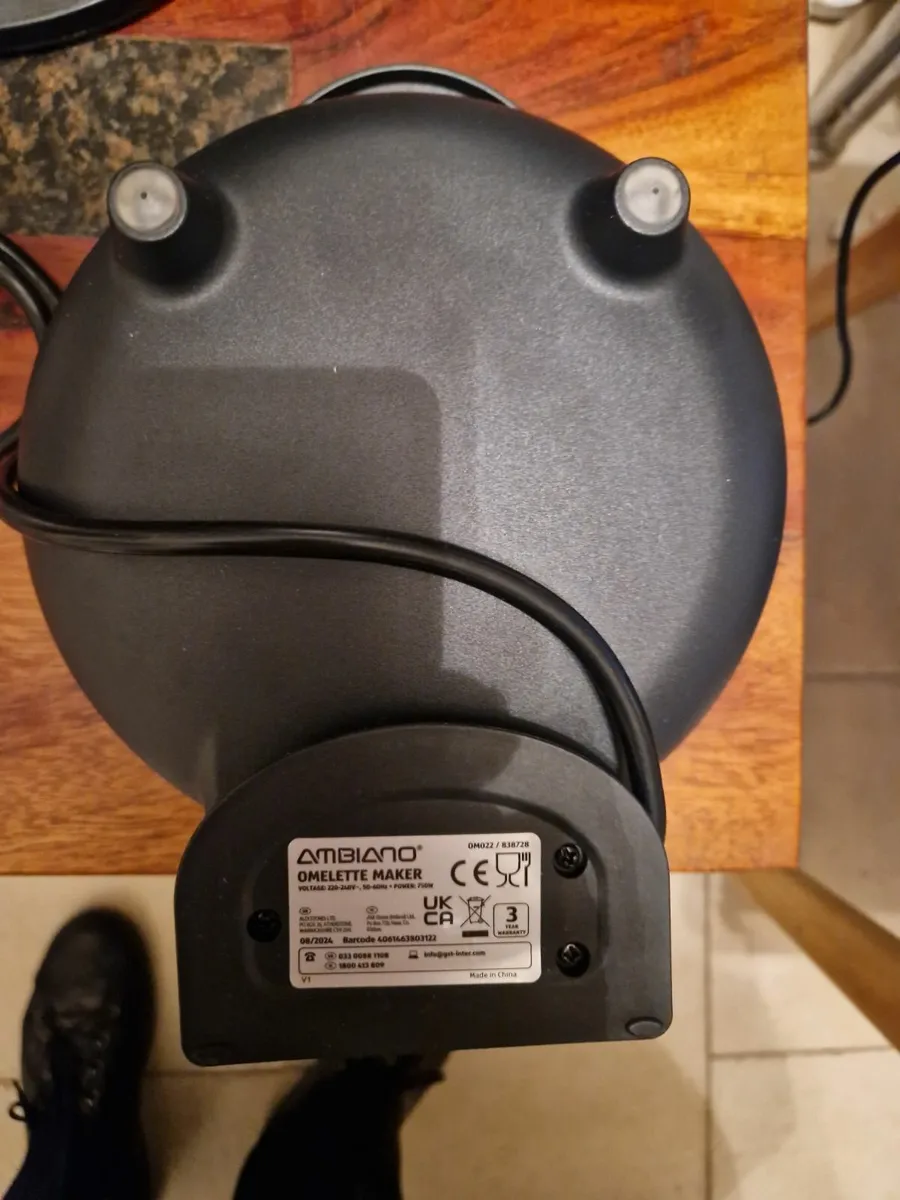 New in Box Ambiano Electric Omelette Maker - Image 2