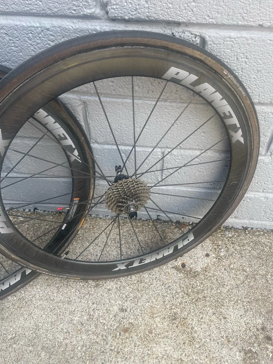 Carbon bike wheels set for Planet X bike - Image 2