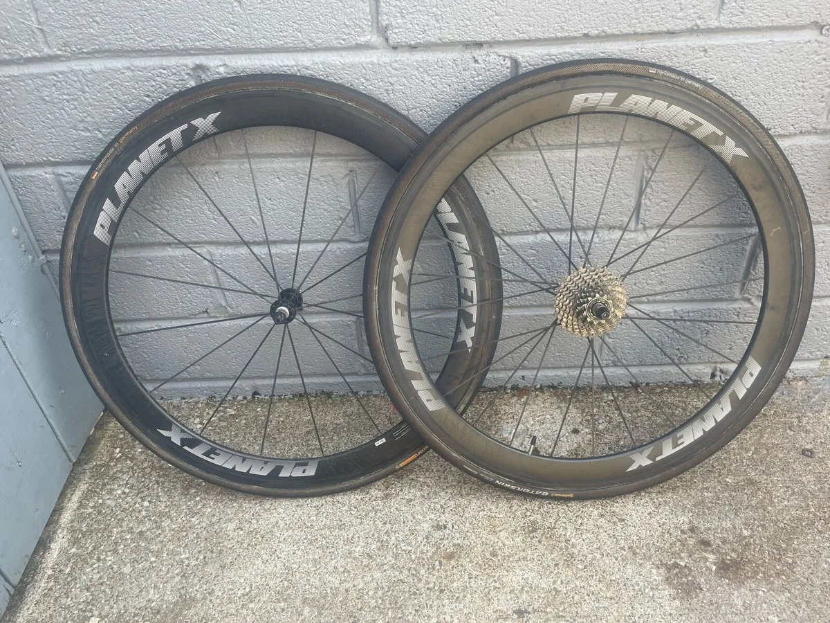 Carbon bike wheels set for Planet X bike - Image 3