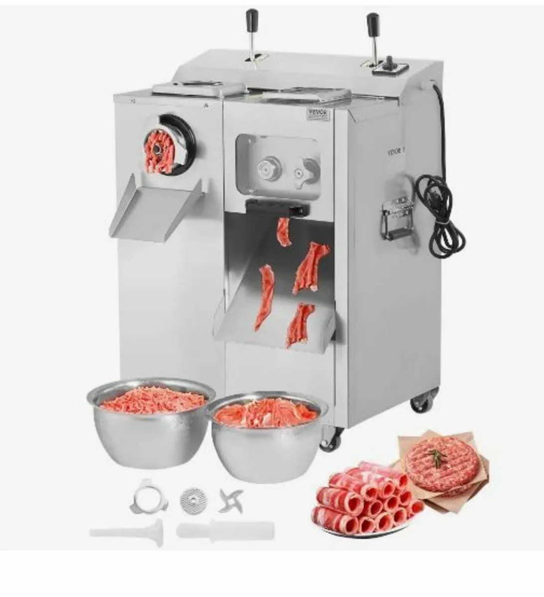 Meat Grinder, 14 Lbs/Min Electric Meat Grinder - Image 1