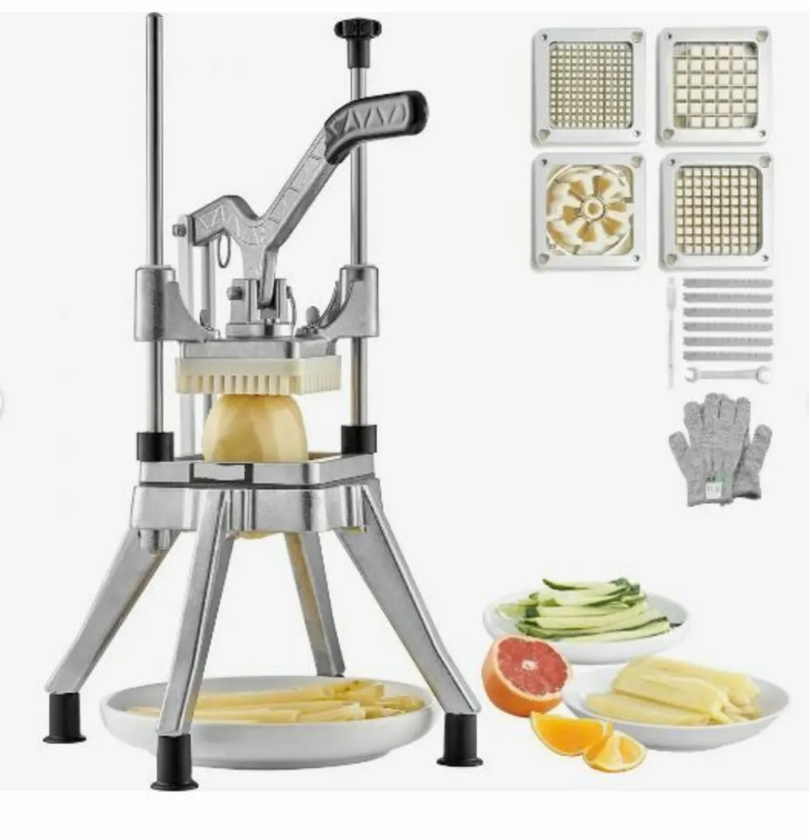 Commercial Chopper with 4 Replacement Blades - Image 4