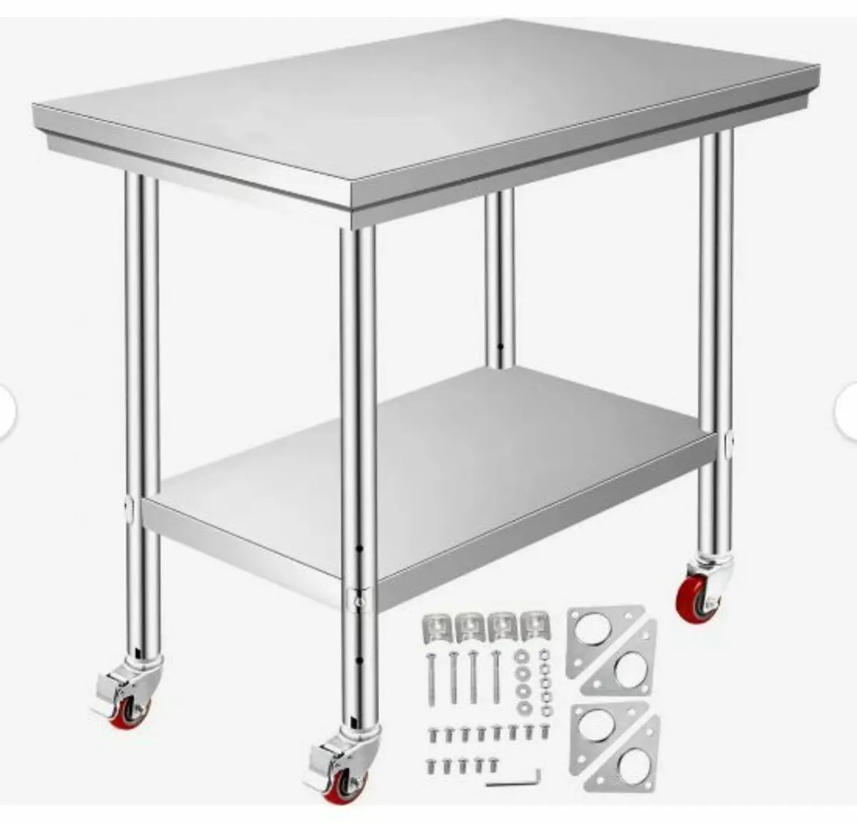 Stainless Steel Work Table 35 x 24 x 33 Inch - Image 3