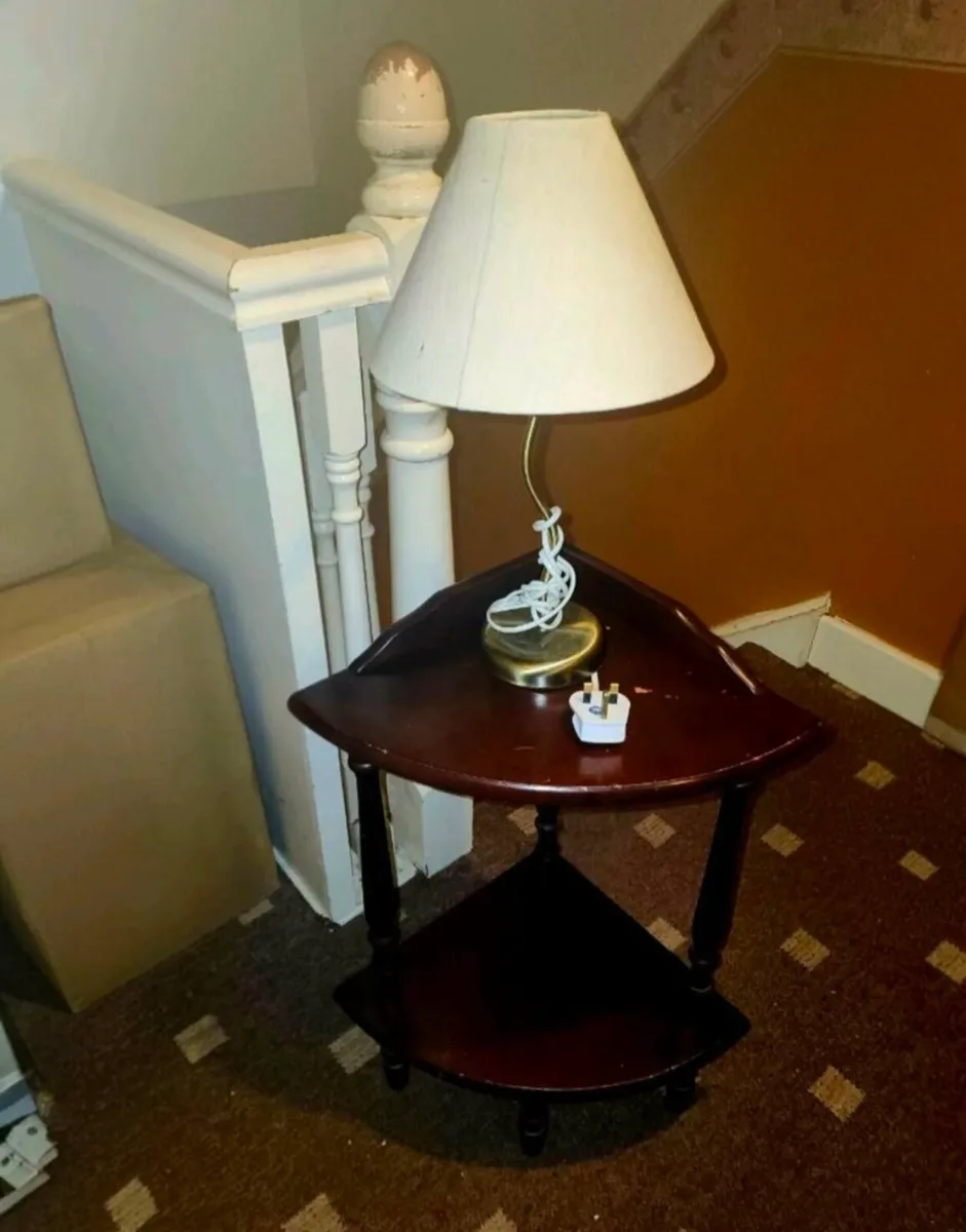 Lamp/ Corner Table - Image 1