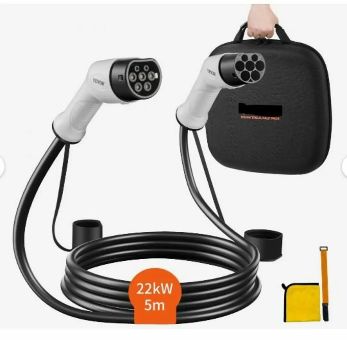 Type 2 to Type 2 EV Charging Cable, 32Amp - Image 1