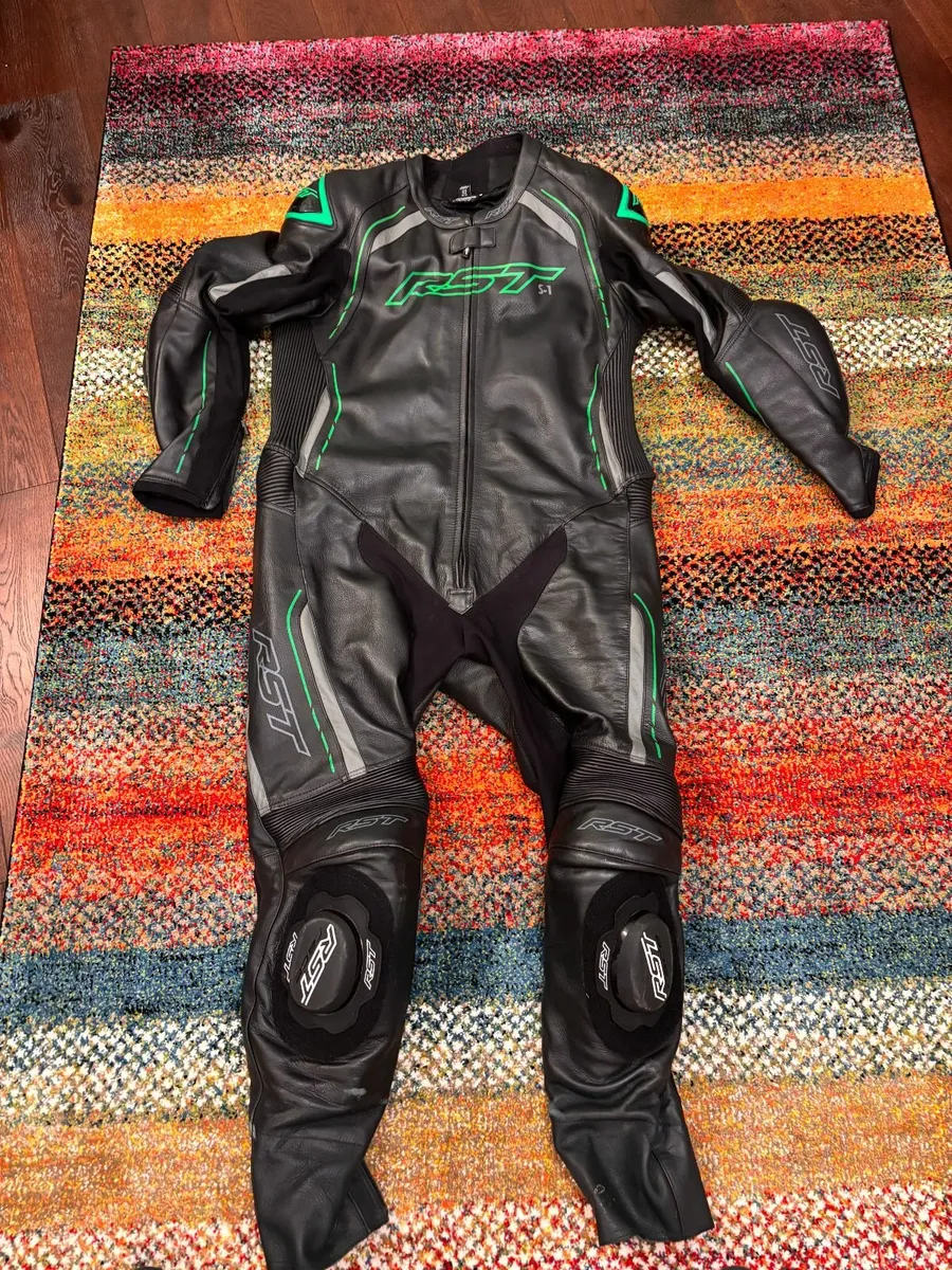 RST One Piece Leather Motorcycle Suit UK48 - Image 3