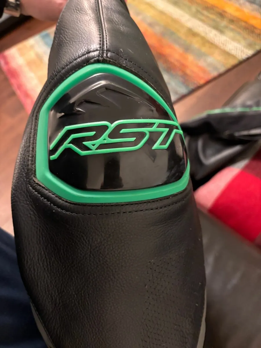 RST One Piece Leather Motorcycle Suit UK48 - Image 2