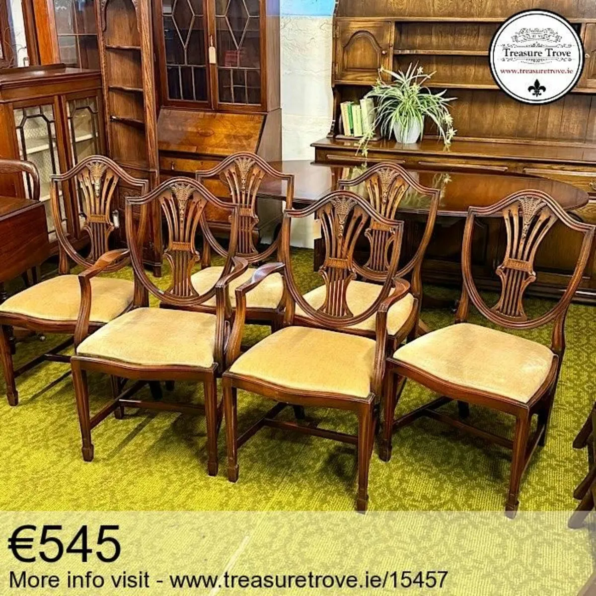 Antique & Vintage Sets of Dining Chairs - Image 1