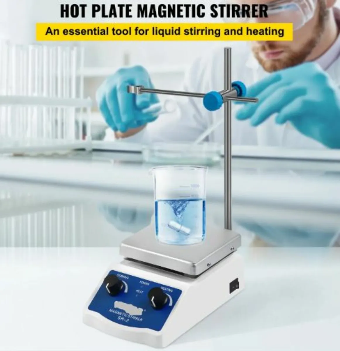 SH-2 Magnetic Stirrer Laboratory Magnetic Stirrer - Image 2