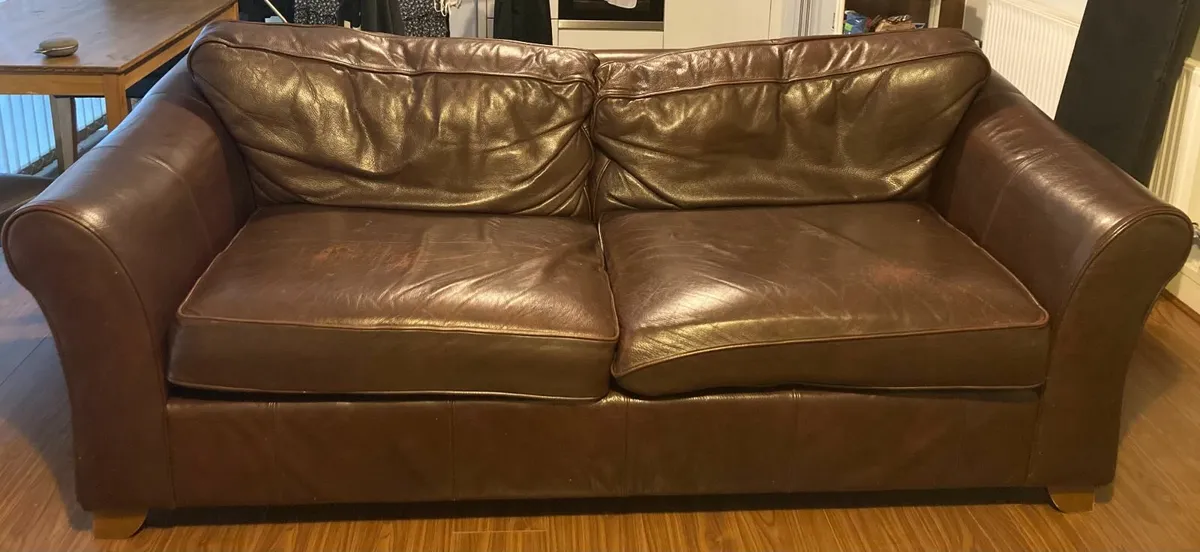 Leather 2-Seater Sofa