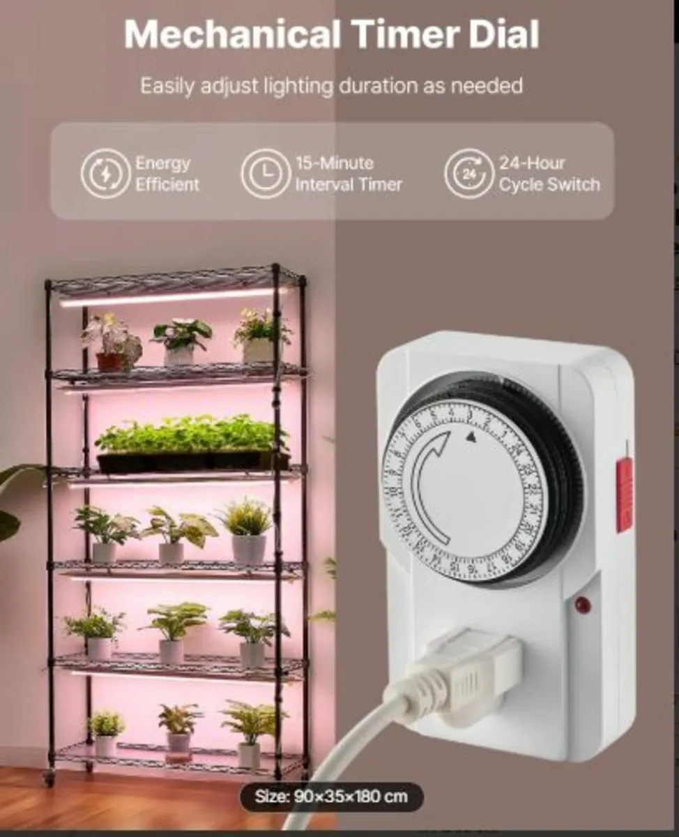 Plant Shelf with Grow Light, 6-Tier Indoor Plant - Image 3