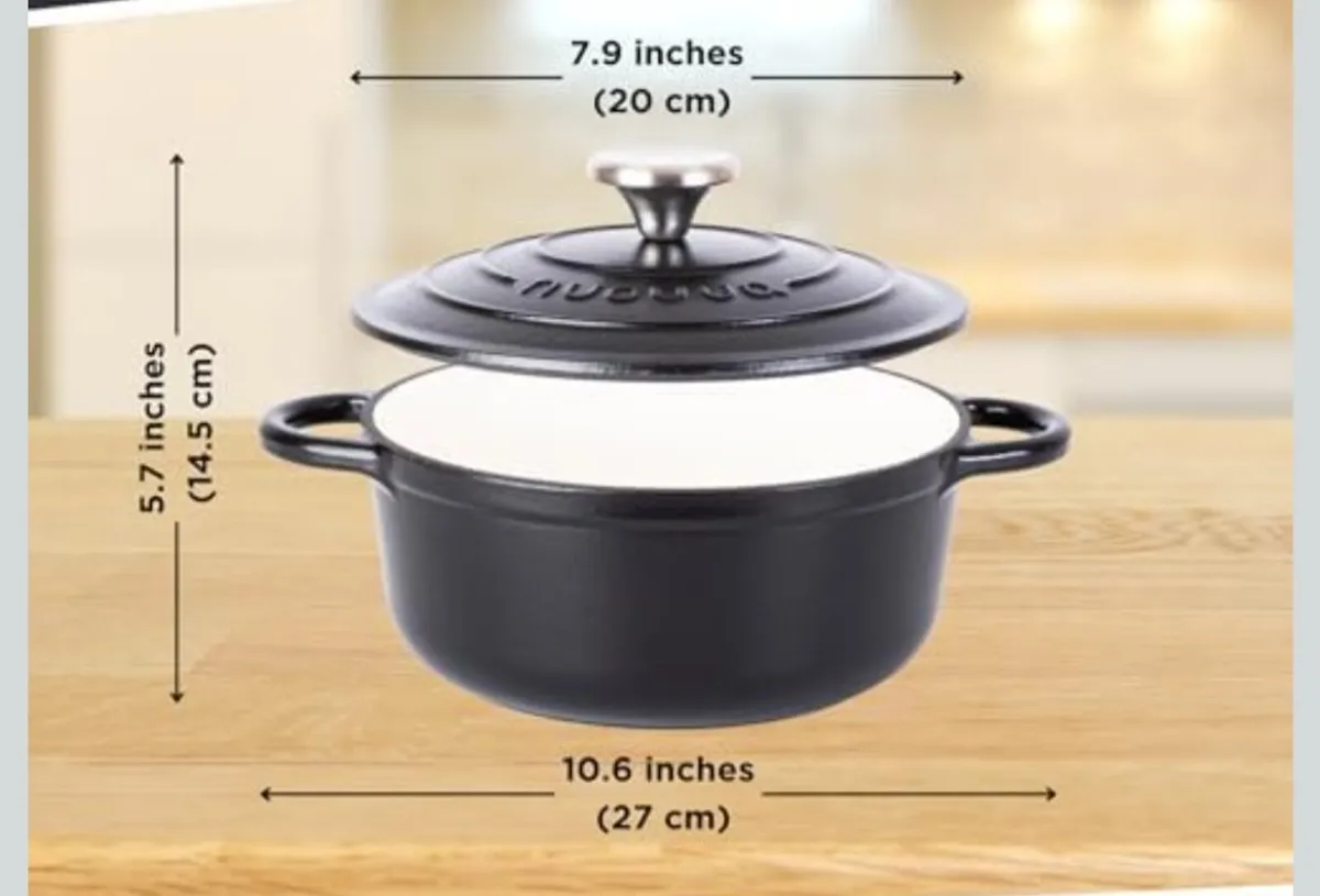 Ernesto Cast Iron Casserole Dish (30cm) new. - Image 3