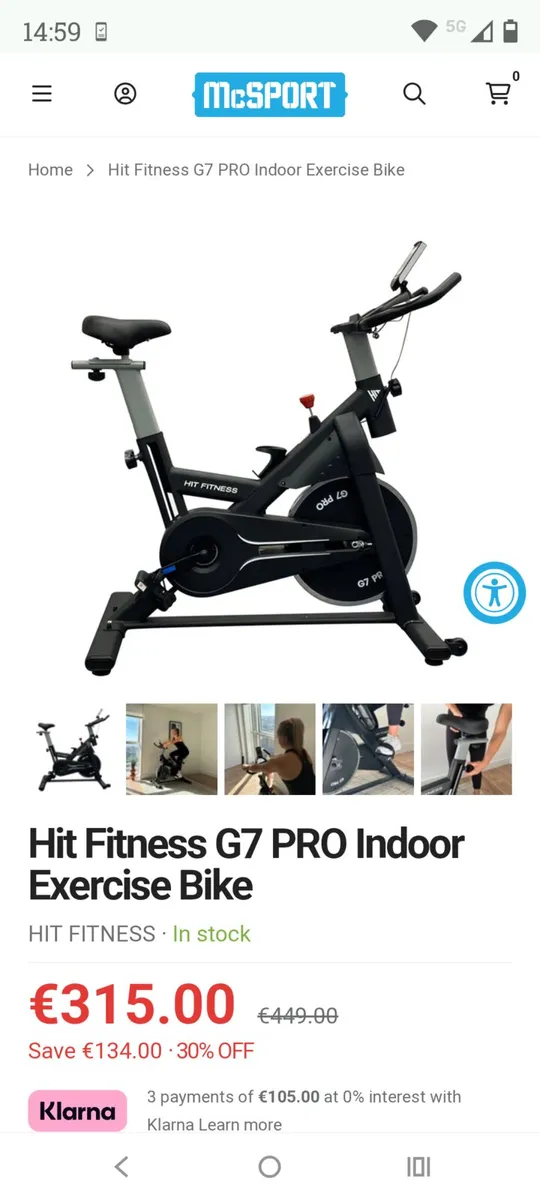 Exercise bike - Image 1