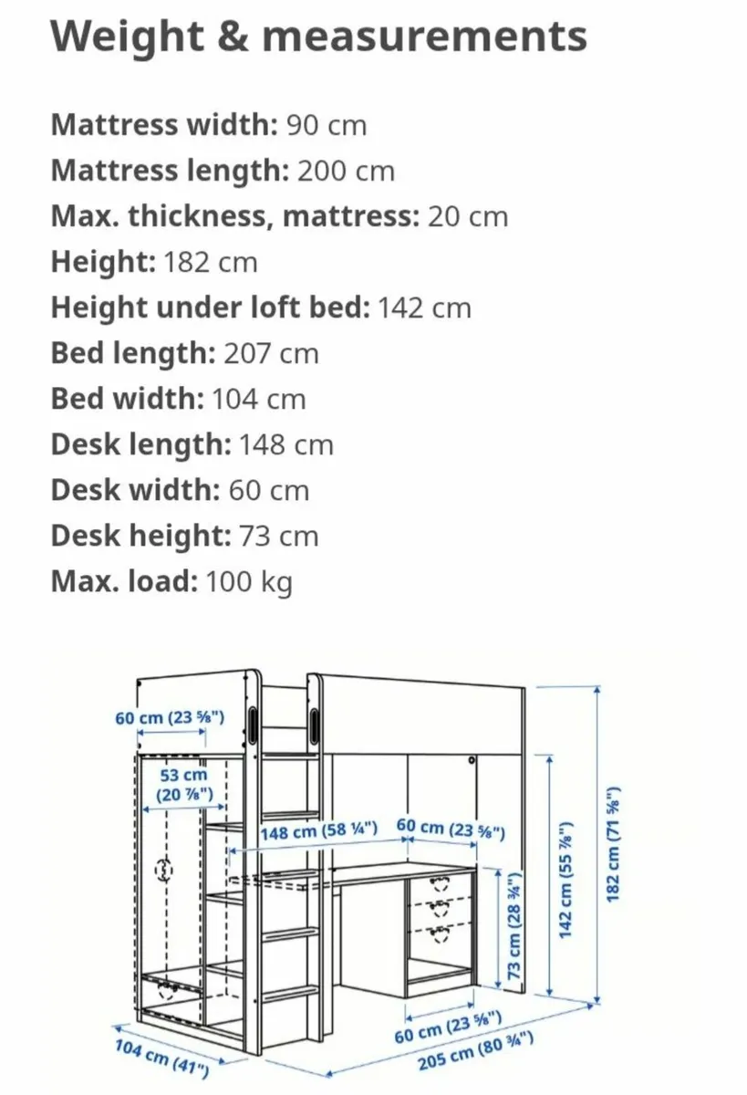 Loft bed - Image 2