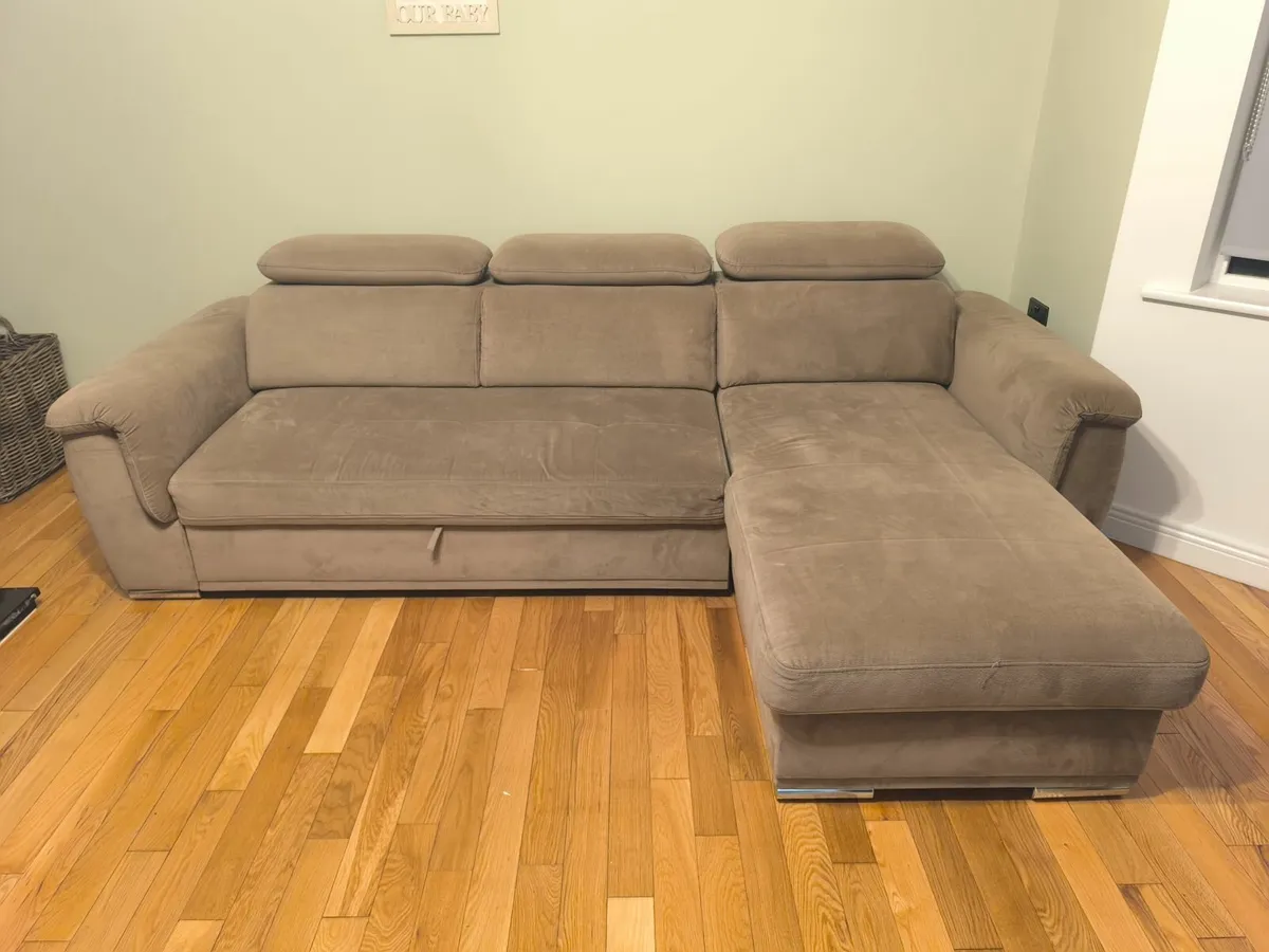 L shaped sofa bed - Image 2