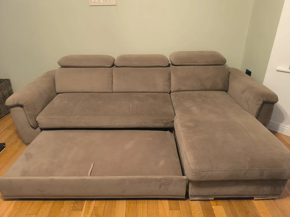 L shaped sofa bed - Image 3