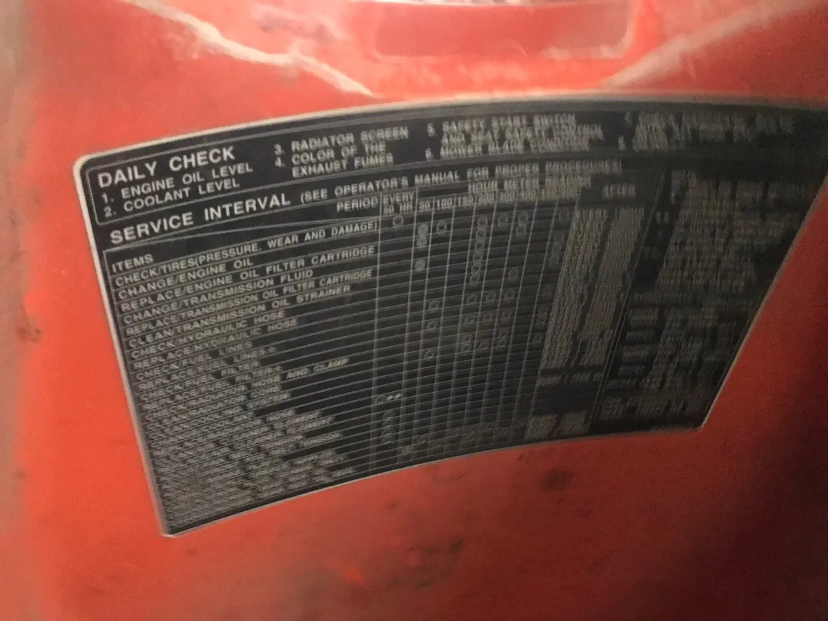 Kubota G2160 diesel mower - Image 2