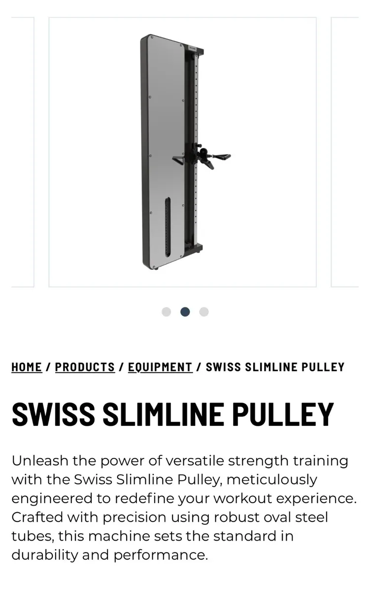 Swiss Wall Pulley with Stack - Image 3