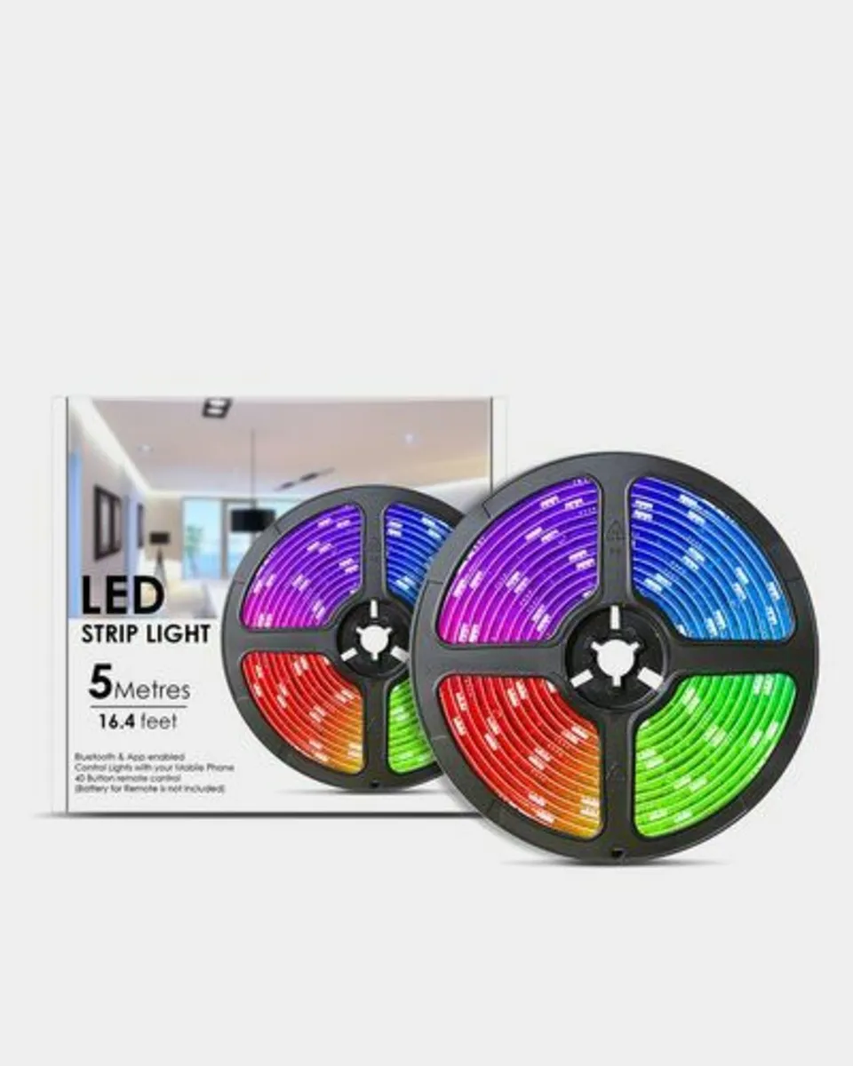 BRAND NEW Remote Controlled LED Strip Lights 5M - Image 1
