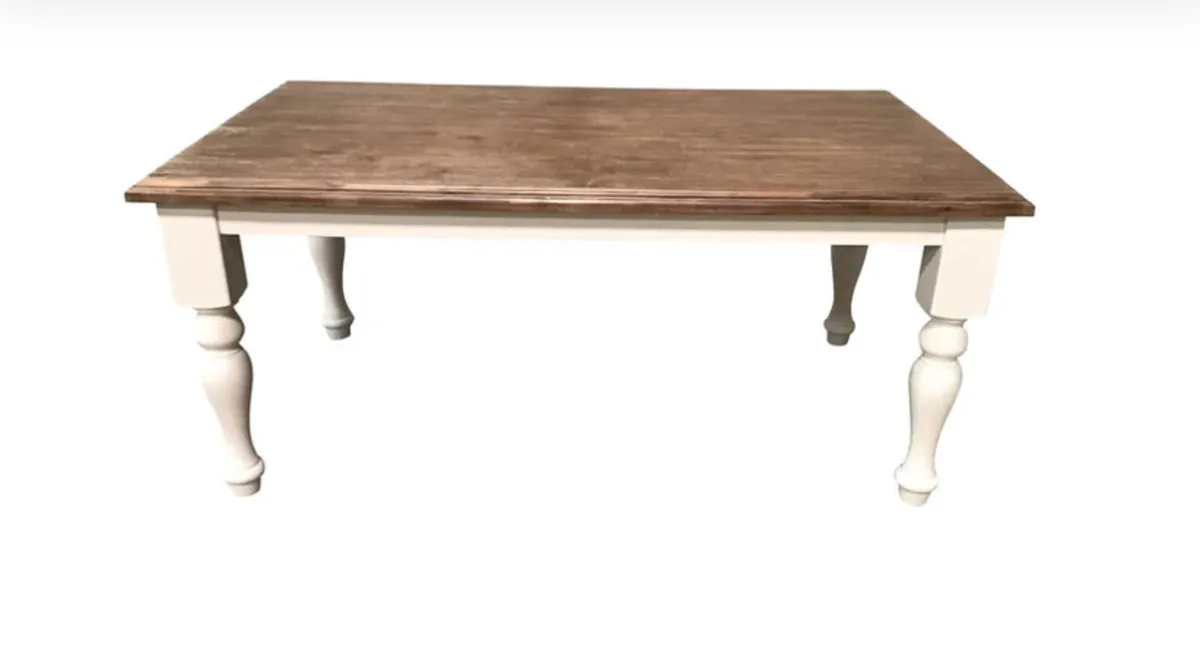 Solid wood dining table - Image 1